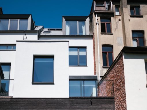 Transormation d’un immeuble appartement – magasin à Ixelles 2018-2019